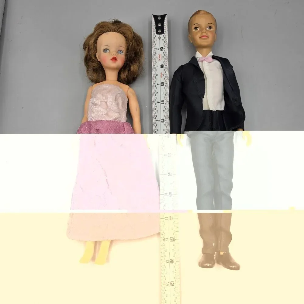 Vintage Ideal Tammy Doll and Ted Lot 1960s Fashion Dolls Groom READ